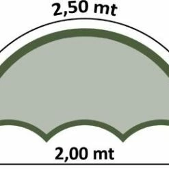 Τέντα Ομπρέλα Pregio 2,50m -ΓΛΥΚΑ ΝΕΡΑ Κατάστημα 20 0250 2z