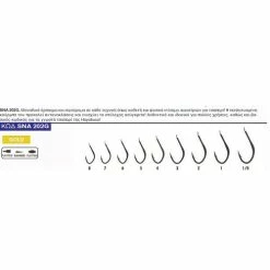 Αγκίστρια HAYABUSA SNA202 Gold -ΓΛΥΚΑ ΝΕΡΑ Κατάστημα HAYABUSA SNA 202 8 1