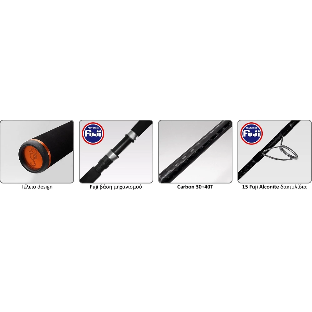 Καλάμι PREGIO Passion Medium Shore Jigging & Rubber (NEW 2023) 2 Καλάμι PREGIO Passion Medium Shore Jigging & Rubber (NEW 2023) - Image 2