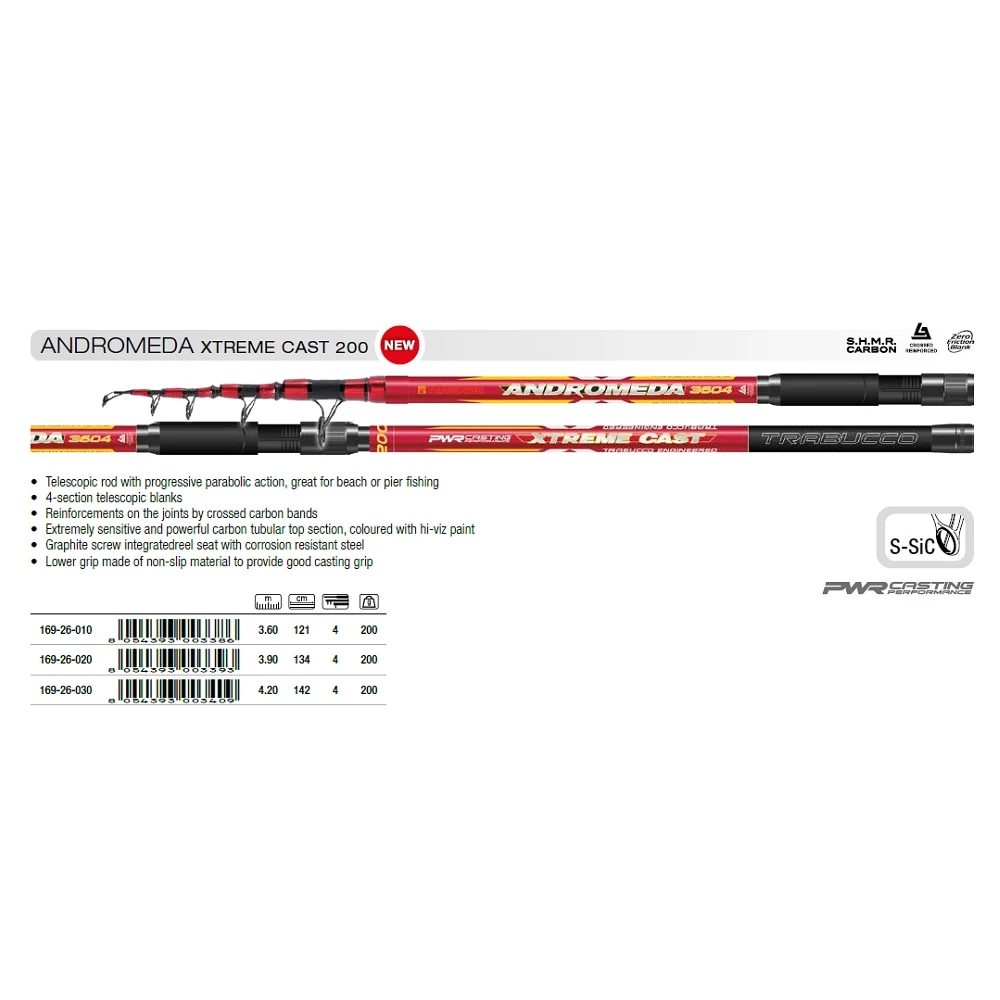 Καλάμι TRABUCCO Andromeda Xtreme Cast 4,2m / 200g (NEW) 1 Καλάμι TRABUCCO Andromeda Xtreme Cast 4,2m / 200g (NEW)