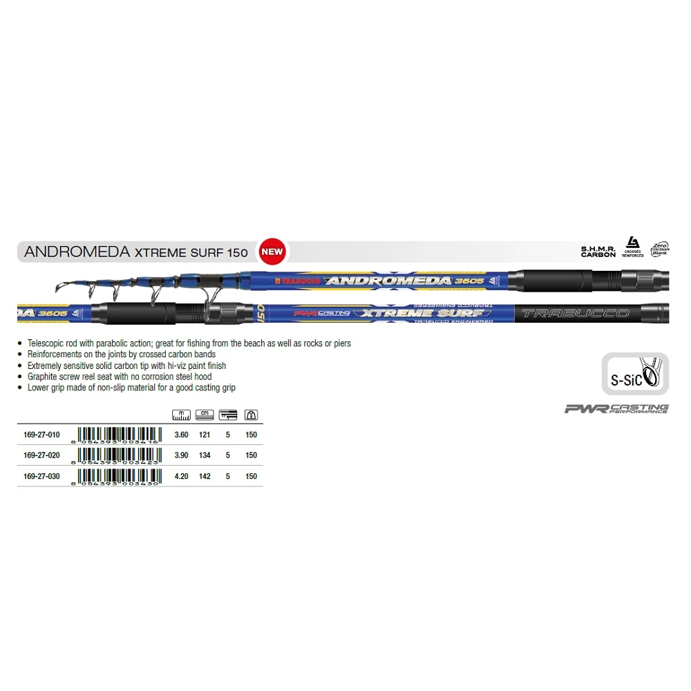 Καλάμι TRABUCCO Andromeda Xtreme Surf 4,2m / 150g (NEW) 1 Καλάμι TRABUCCO Andromeda Xtreme Surf 4,2m / 150g (NEW)