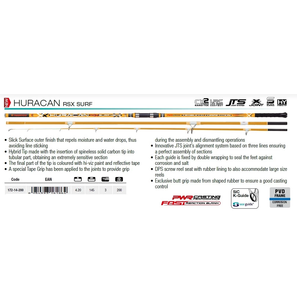 Καλάμι TRABUCCO Huracan RSX Surf 4,20m 2 Καλάμι TRABUCCO Huracan RSX Surf 4,20m - Image 2