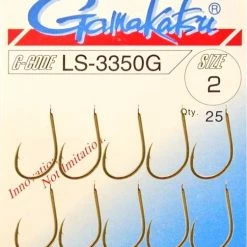 Αγκίστρι Gamakatsu LS 3350 G Χρυσό 25τμχ -ΓΛΥΚΑ ΝΕΡΑ Κατάστημα 3350G