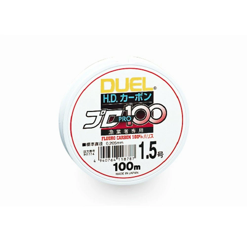 Πετονιά DUEL H.D. Carbon Pro 100s Fluoro 100% 100m 1 Πετονιά DUEL H.D. Carbon Pro 100s Fluoro 100% 100m