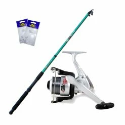 Καλάμι SCOOP 3.30m + Μηχανισμός VIGOR SILK LINE 50 + Πετονιά + 2 αρματωσιές