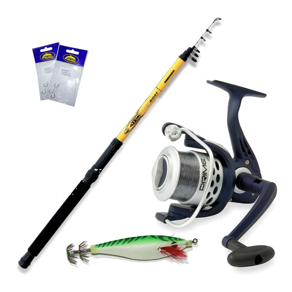 Καλάμι SPIDER BOAT 3mt + μηχανισμός VIGOR PRIME 50 + πετονιά + καλαμαριέρα + 2 αρματωσιές 1 Καλάμι SPIDER BOAT 3mt + μηχανισμός VIGOR PRIME 50 + πετονιά + καλαμαριέρα + 2 αρματωσιές