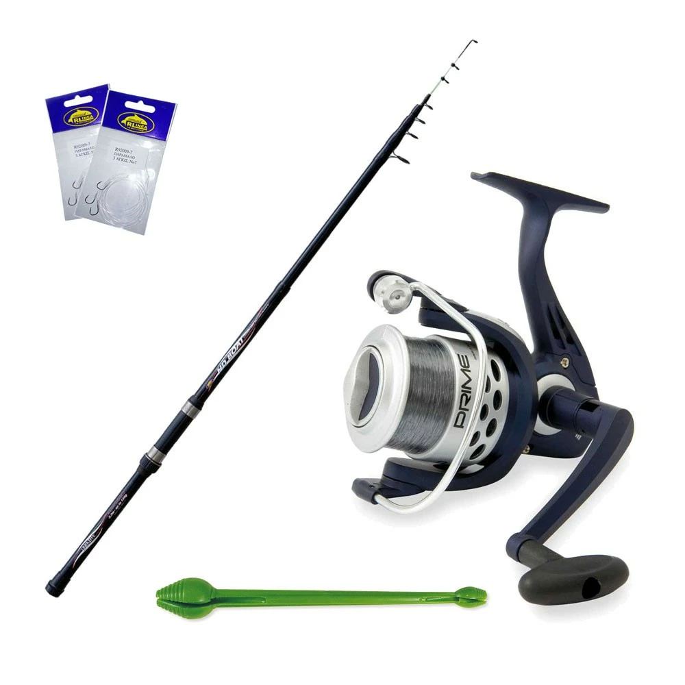 Καλάμι HD BOAT 2.40 + Μηχανισμός VIGOR PRIME 40 + Πετονιά + 2 Αρματωσιές + Απαγκιστρωτής 1 Καλάμι HD BOAT 2.40 + Μηχανισμός VIGOR PRIME 40 + Πετονιά + 2 Αρματωσιές + Απαγκιστρωτής