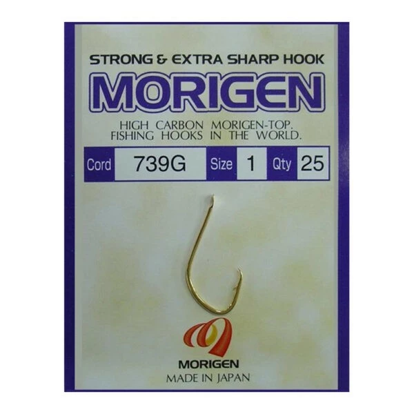 Αγκίστρι Morigen 739G Χρυσό 2 Αγκίστρι Morigen 739G Χρυσό - Image 2
